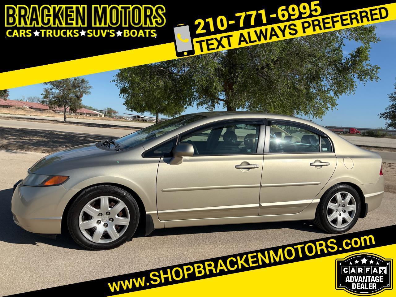 2007 Honda Civic Sdn 4dr SEDAN AT LX
