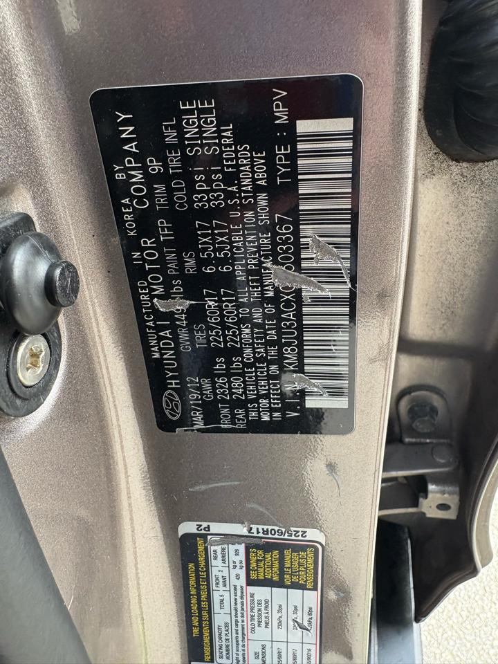 Hyundai Tucson  2012