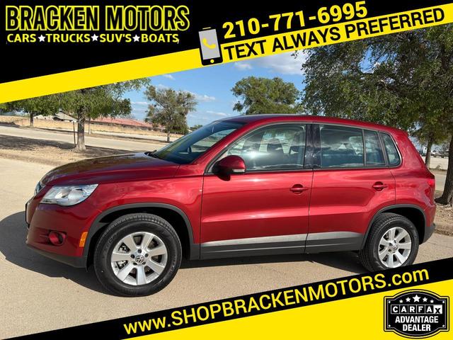 Red (Burgundy) 2010 Volkswagen Tiguan S SUV / Crossover Front-Wheel Drive