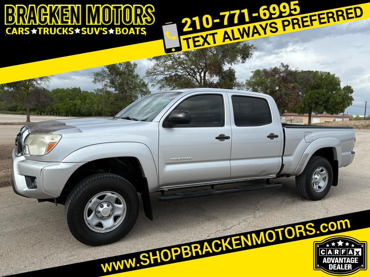 Toyota Tacoma 2WD Double Cab LB V6 AT PreRunner (Natl) 2013