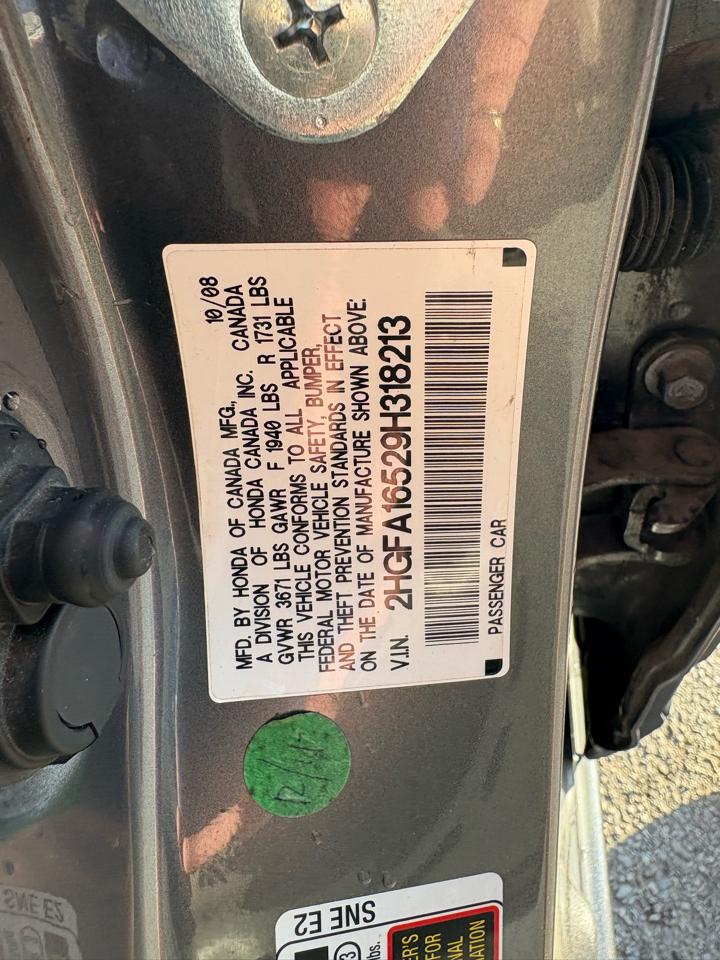 Honda Civic Sdn 4dr Auto LX 2009