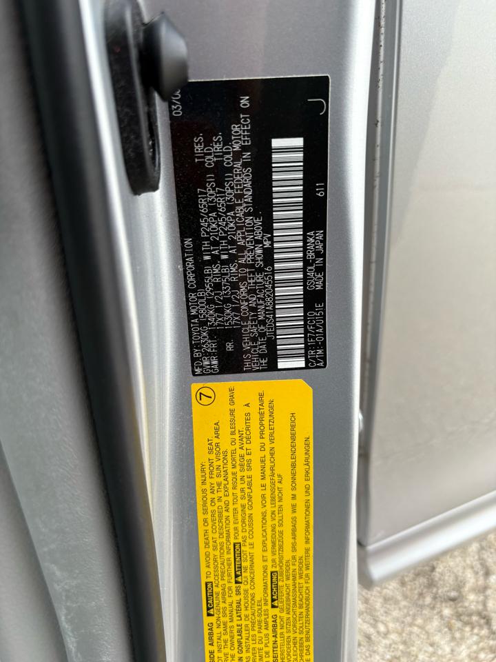 Toyota Highlander FWD 4dr Base (Natl) 2008