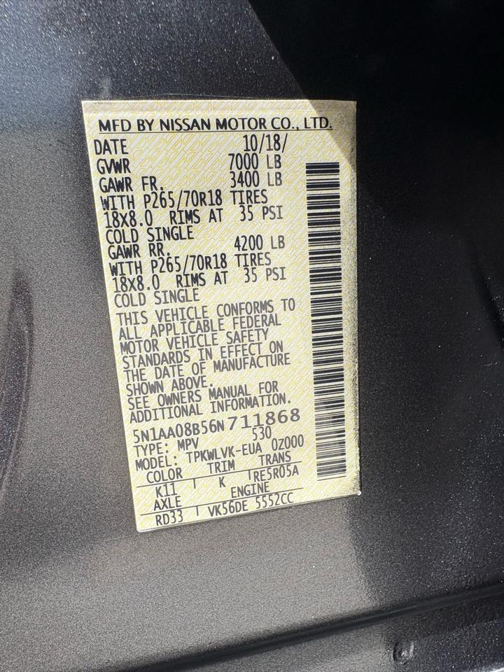 Nissan Armada LE 4WD 2006