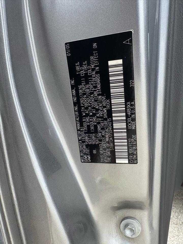 Toyota Tundra AccessCab V8 SR5 (Natl) 2005