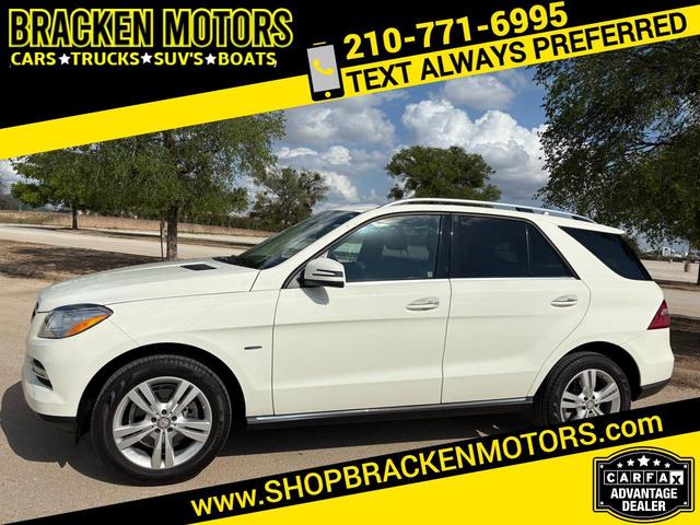 White 2012 Mercedes-Benz M-Class ML 350 4MATIC SUV / Crossover All-Wheel Drive Automatic