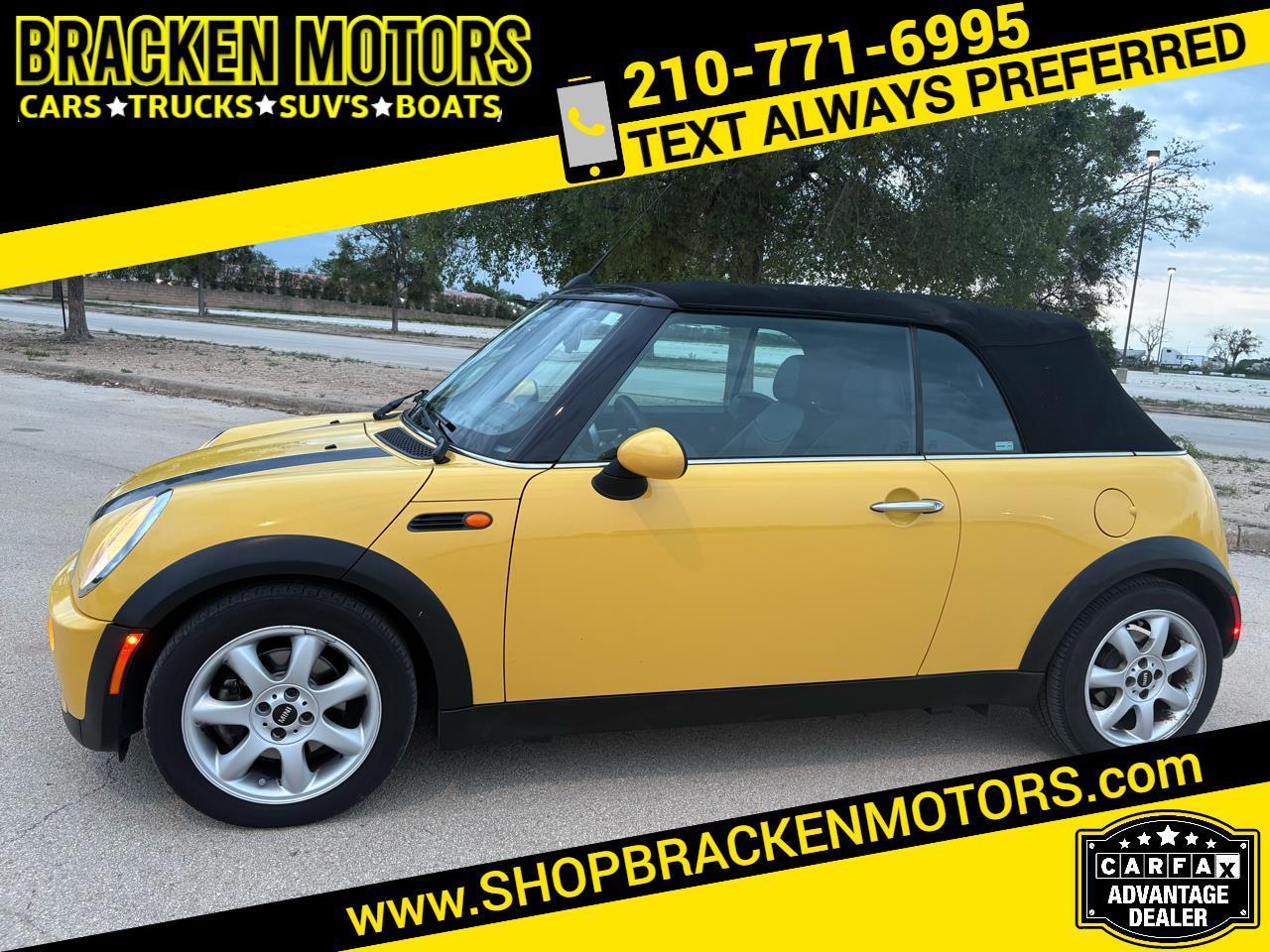 MINI Cooper Convertible 2dr 2008