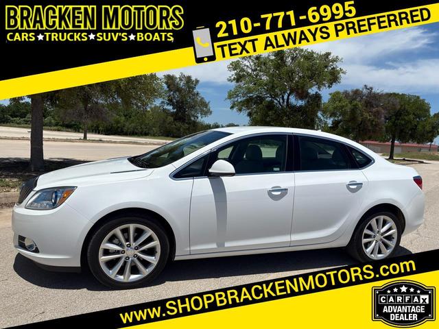 White 2013 Buick Verano FWD Sedan Front-Wheel Drive Automatic