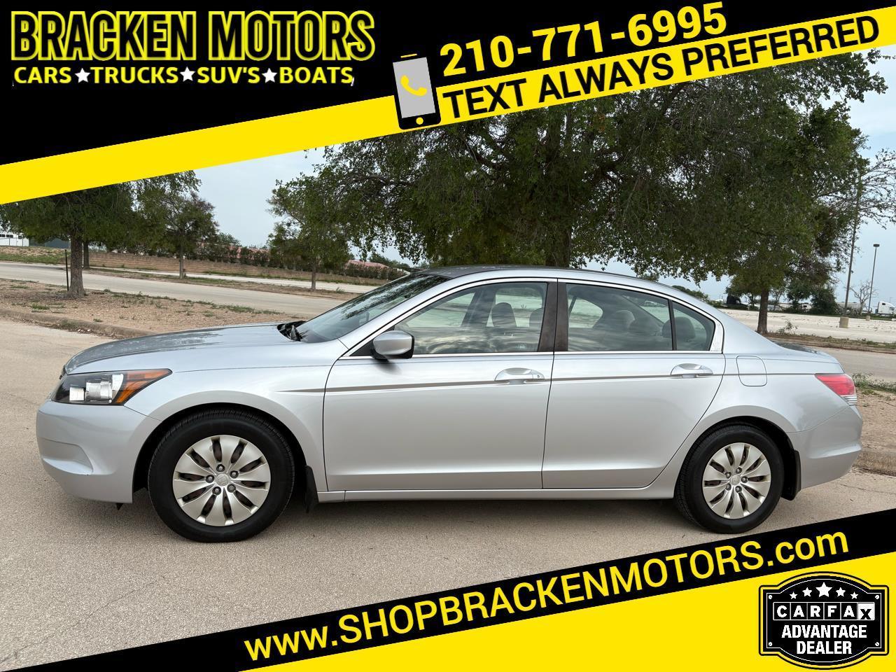 2010 Honda Accord Sdn 4dr I4 Auto LX