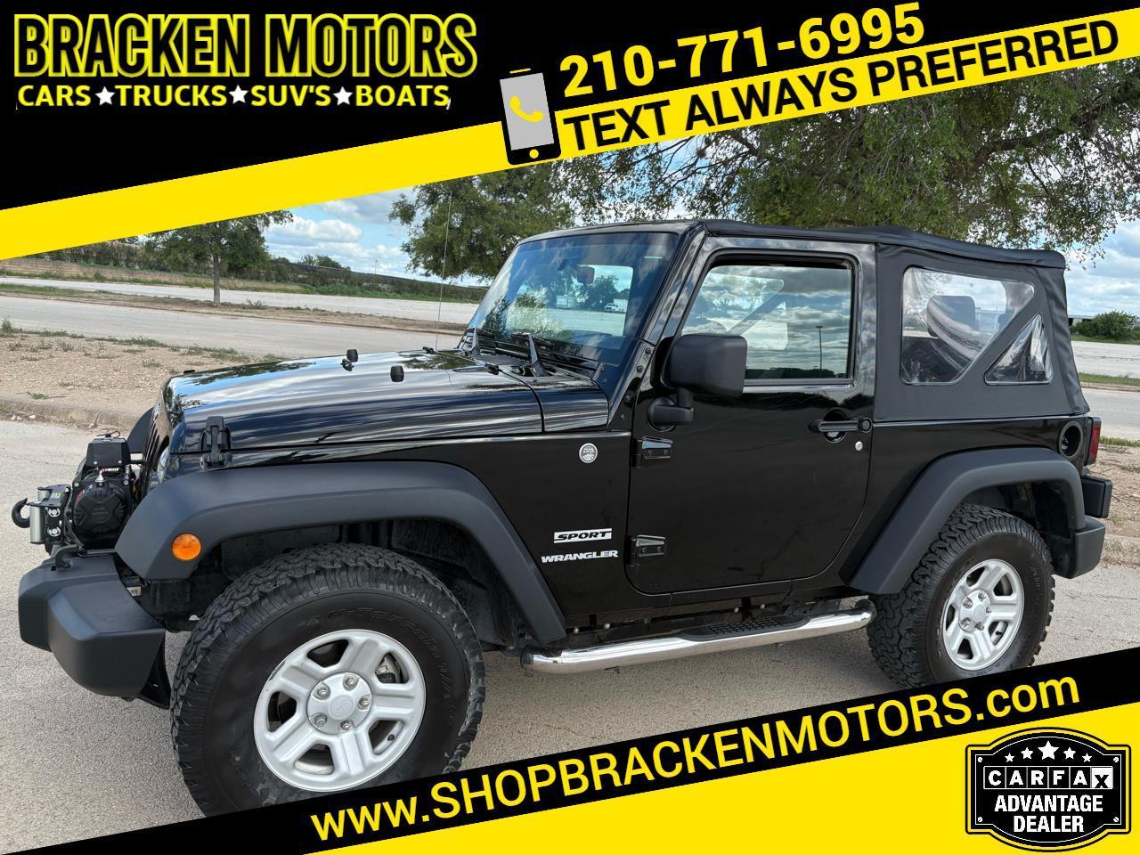 Jeep Wrangler 4WD 2dr Sport 2010