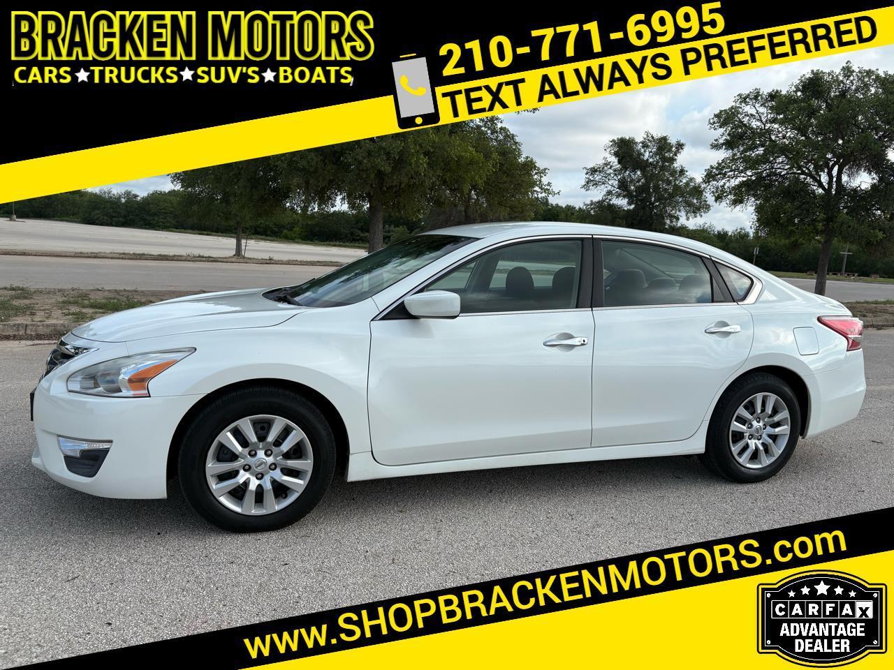 Nissan Altima 4dr Sdn I4 2.5 S 2013