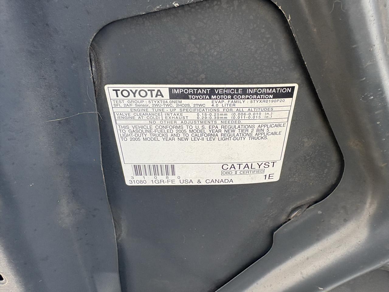 Toyota Tundra  2005