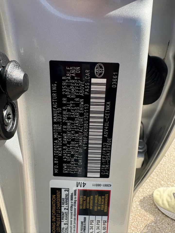 Toyota Camry  2011