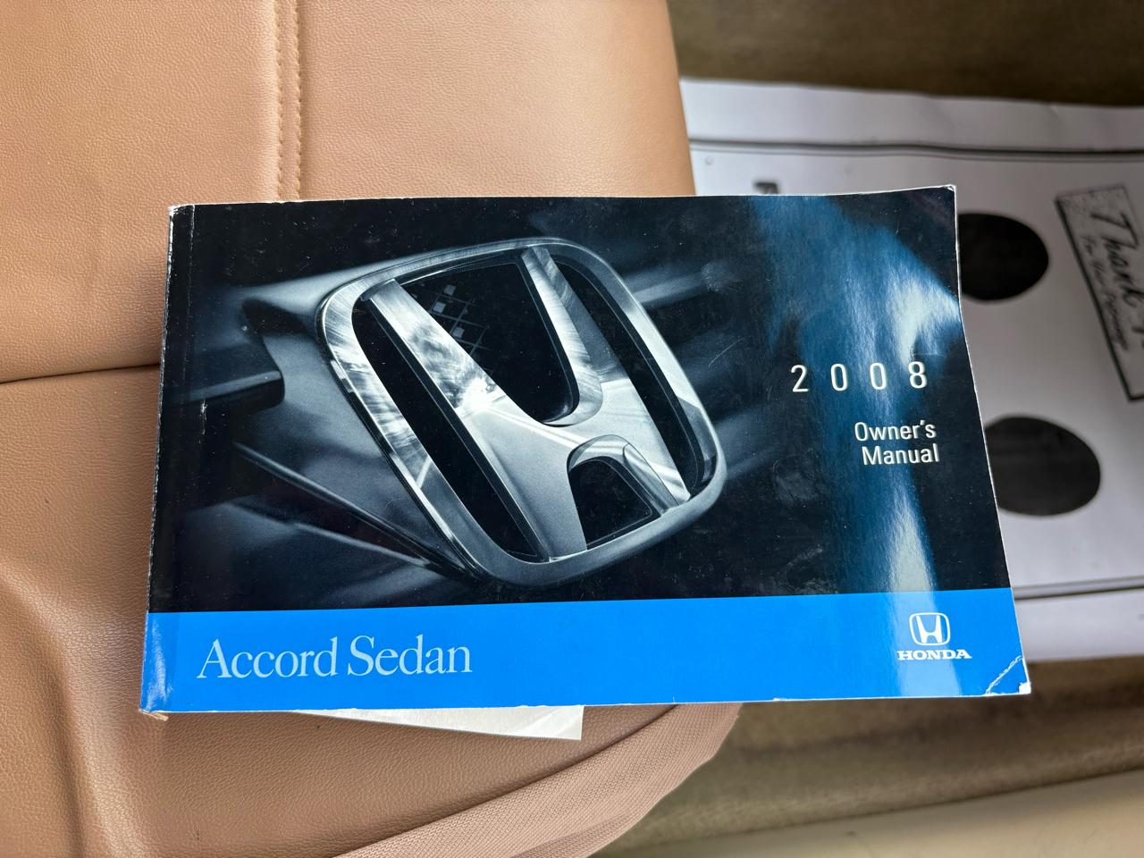 Honda Accord Sdn  2008