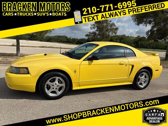 Yellow 2002 Ford Mustang Coupe Rear-Wheel Drive Automatic