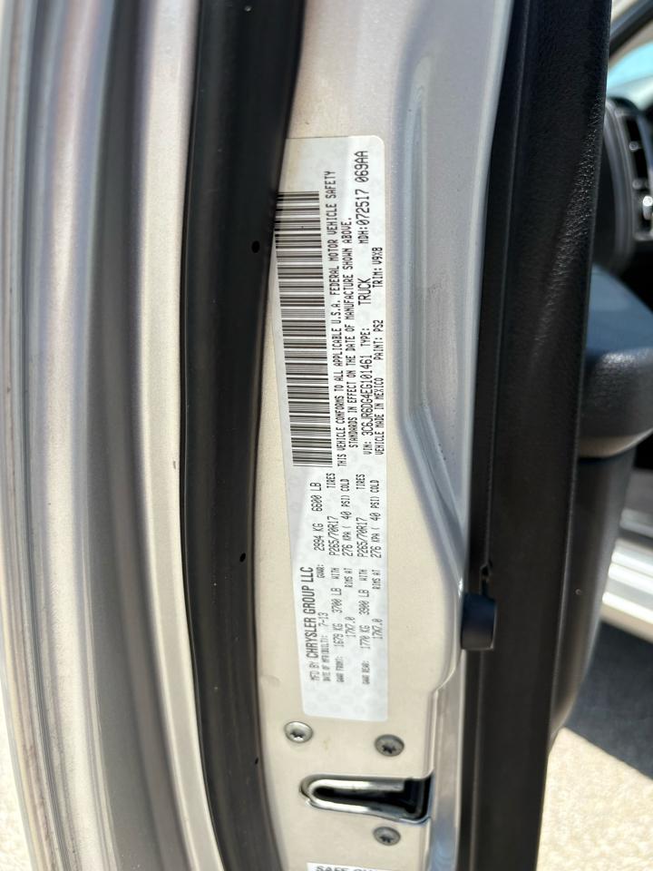 RAM 1500 2WD Reg Cab 140.5" Tradesman 2014