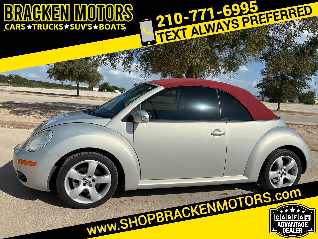 Silver 2009 Volkswagen Beetle Convertible Front-Wheel Drive Automatic
