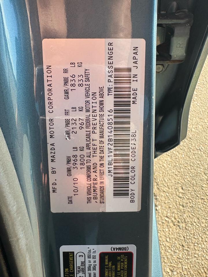 Mazda MAZDA3 4dr Sdn Auto i Touring 2011