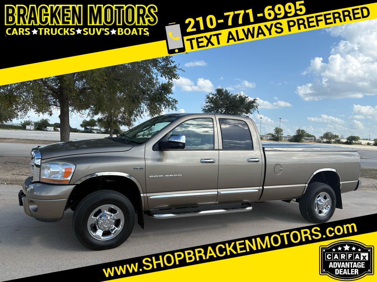 2006 Dodge Ram 2500 4dr Quad Cab 160.5 4WD Laramie