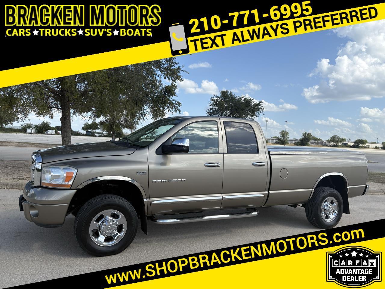 2006 Dodge Ram 2500 4dr Quad Cab 160.5 4WD Laramie