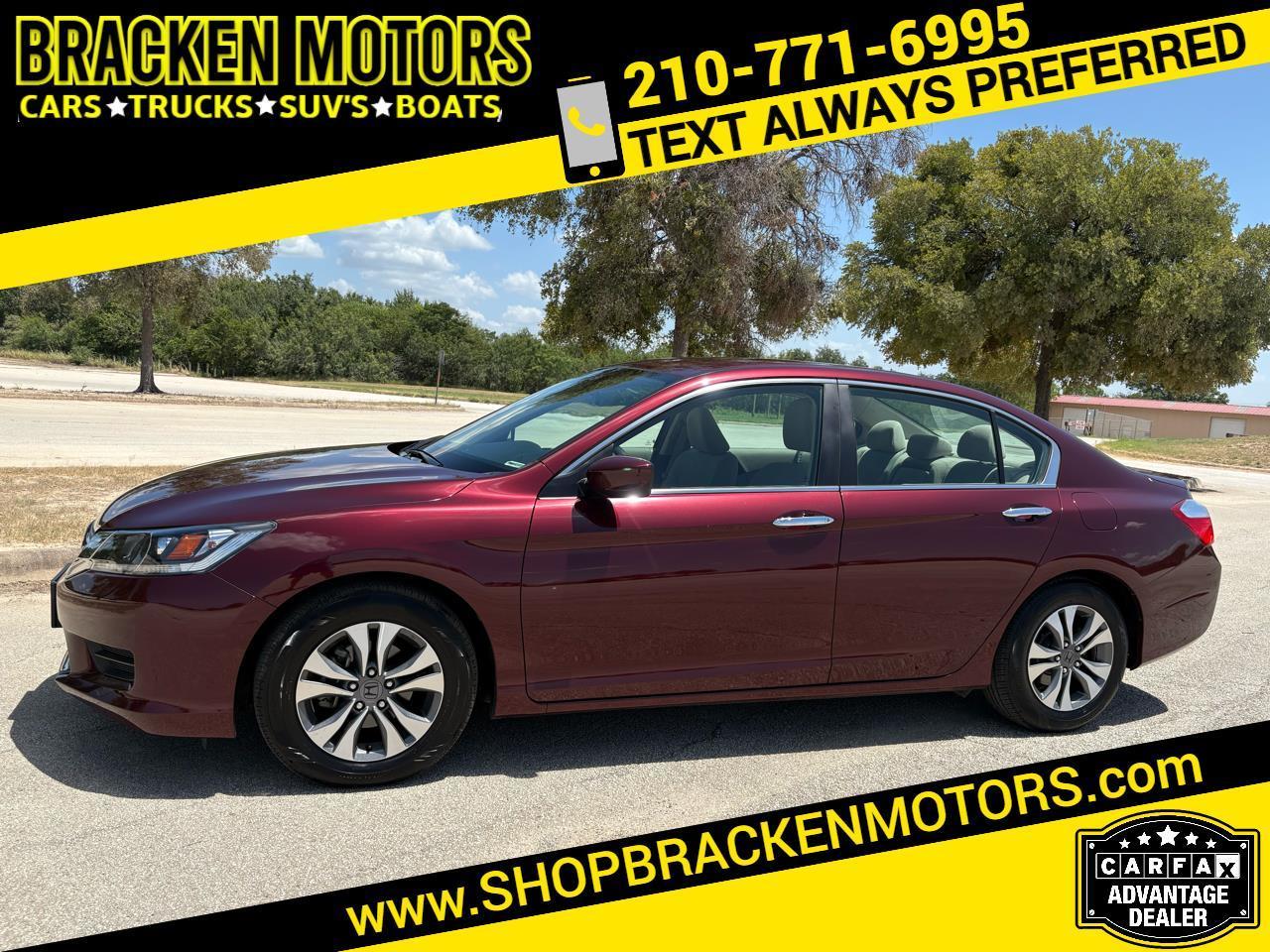 2013 Honda Accord Sdn 4dr I4 SEDAN LX