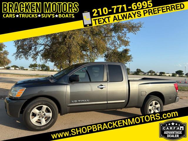 Gray 2006 Nissan Titan Pickup Truck Rear-Wheel Drive Automatic
