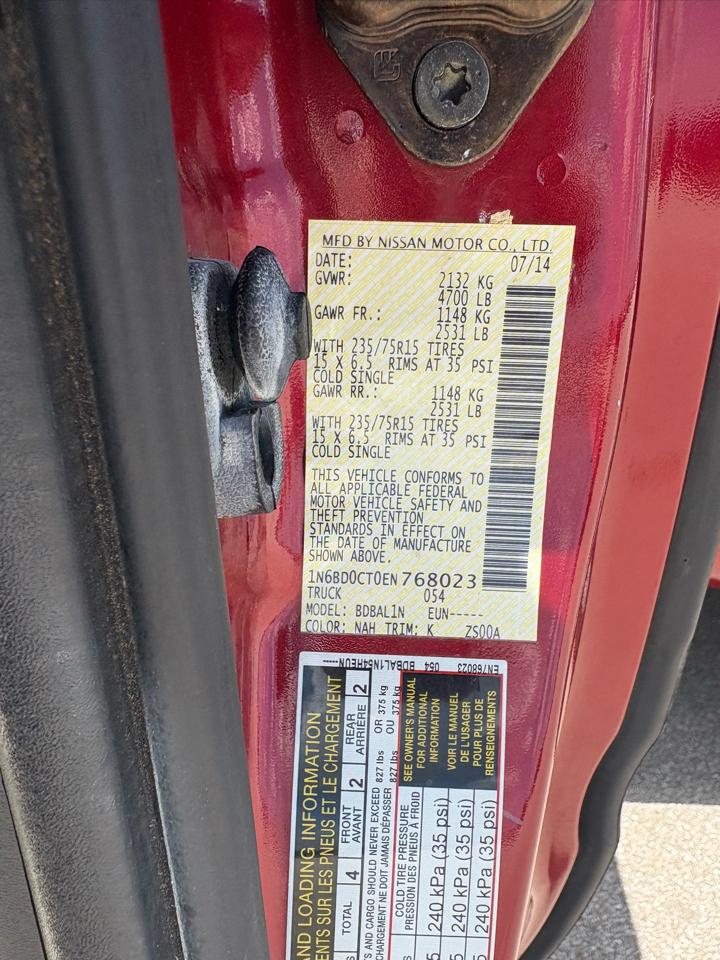 Nissan Frontier  2014