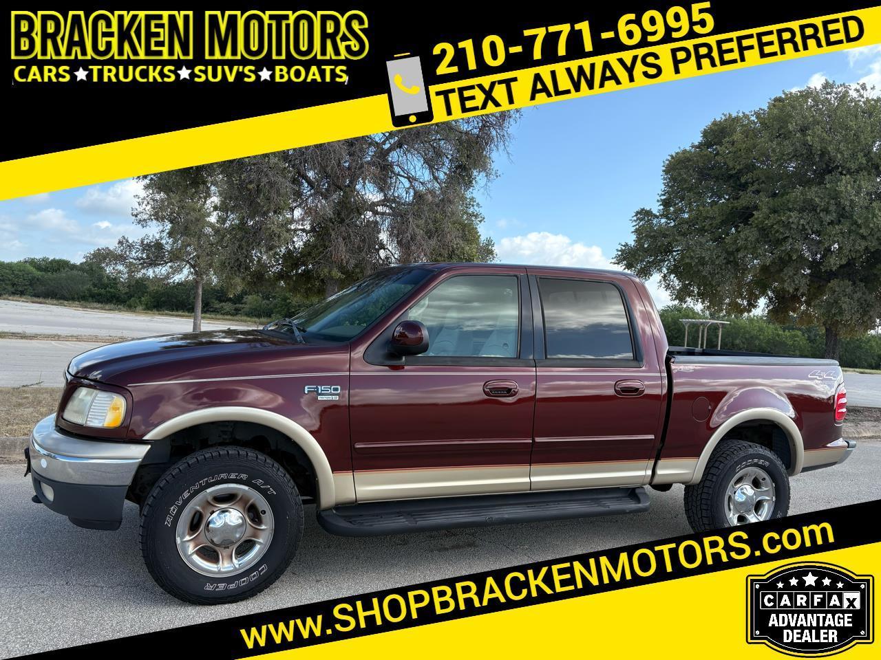 2001 Ford F-150 SuperCrew Crew Cab 139" Lariat 4WD