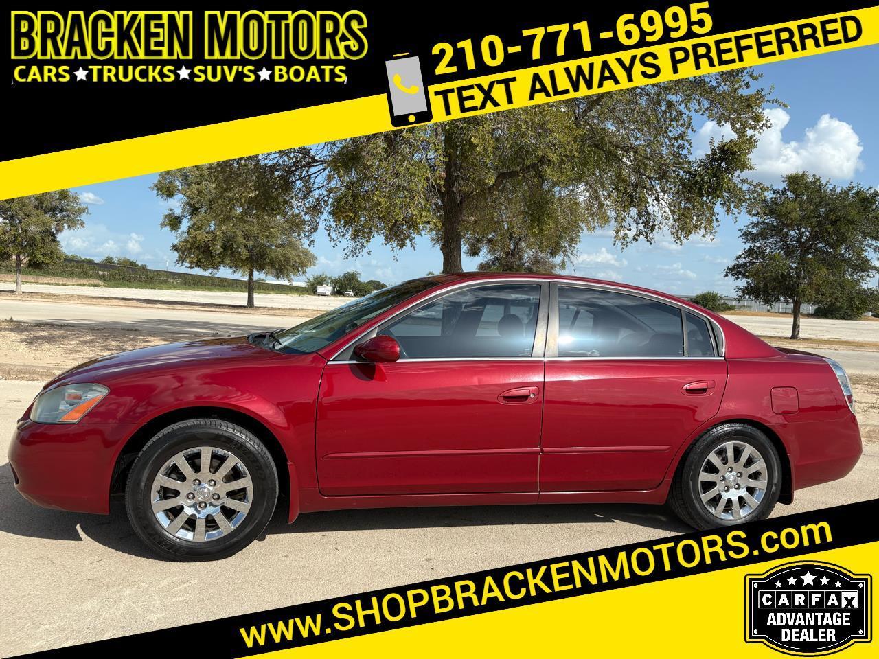2004 Nissan Altima 4dr SEDAN 2.5L
