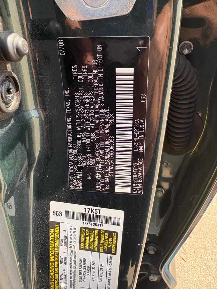 Toyota Tundra 2WD Truck  2008