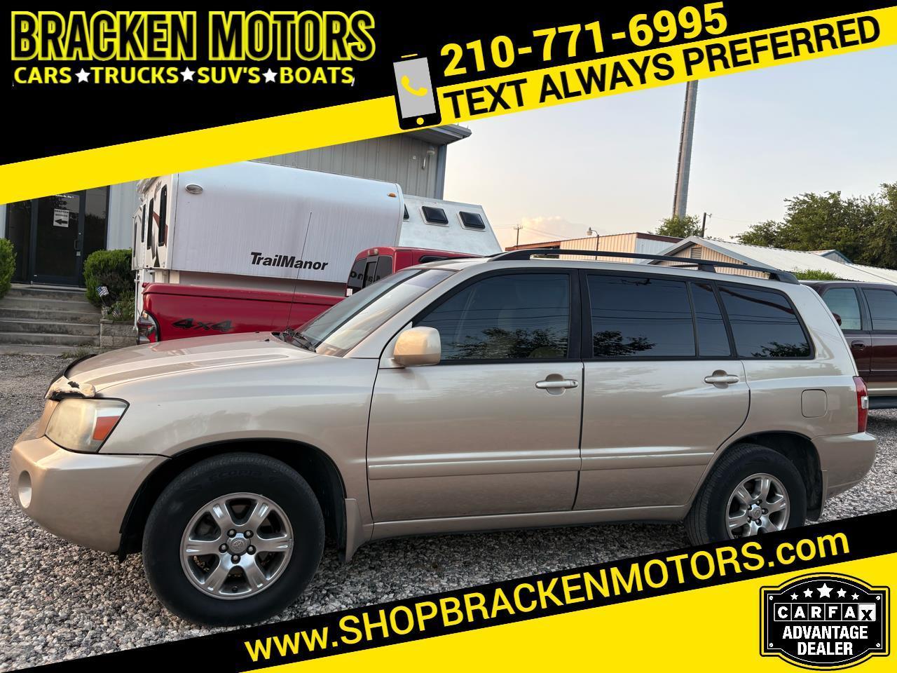 Toyota Highlander 4dr V6 w/3rd Row (Natl) 2004