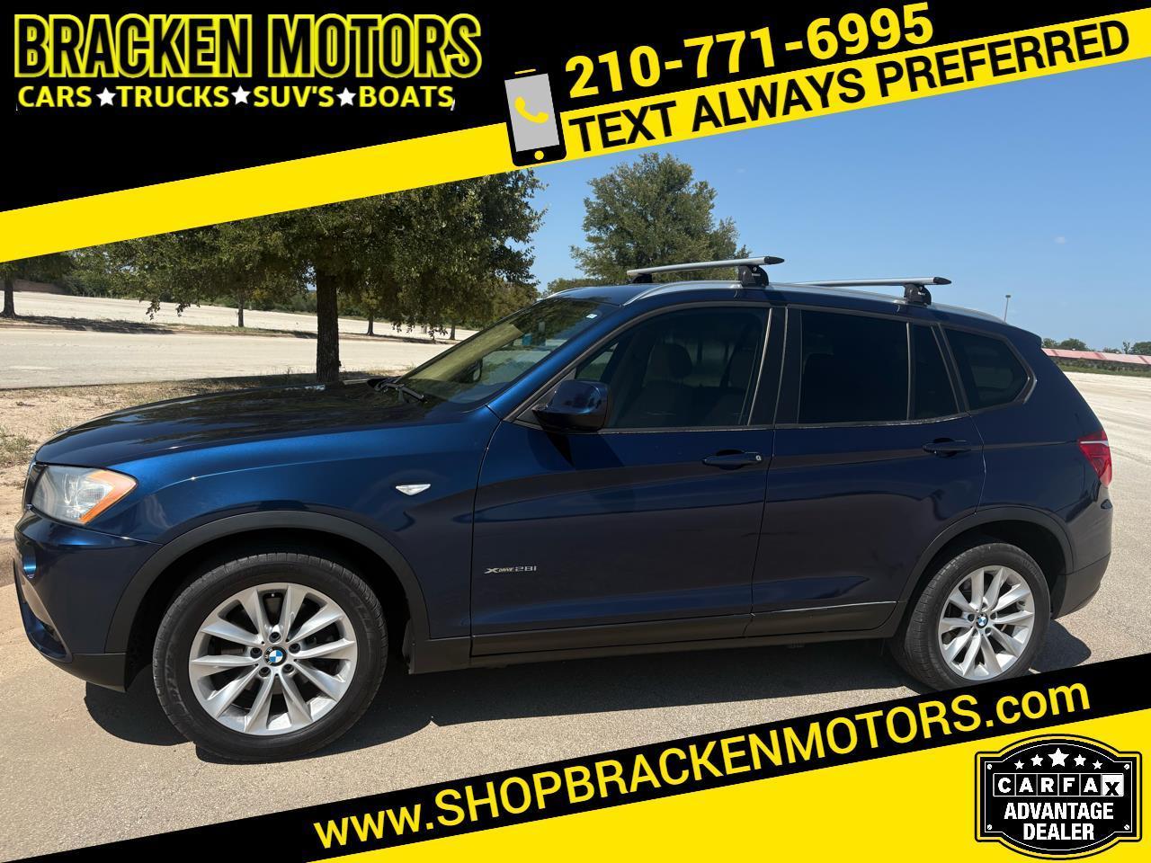 2013 BMW X3 AWD 4dr xDrive28i