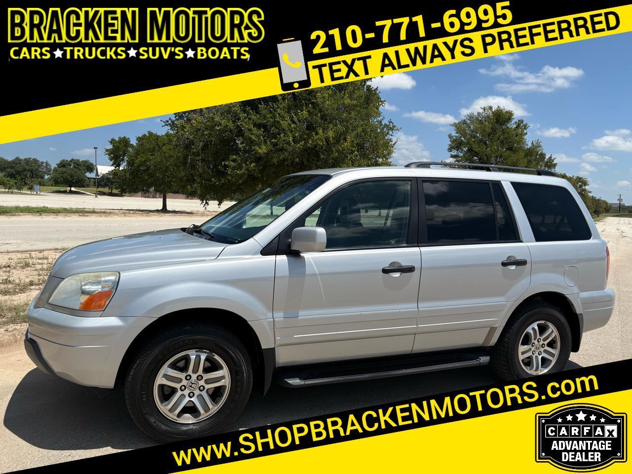 Silver 2004 Honda Pilot SUV / Crossover Four-Wheel Drive Automatic