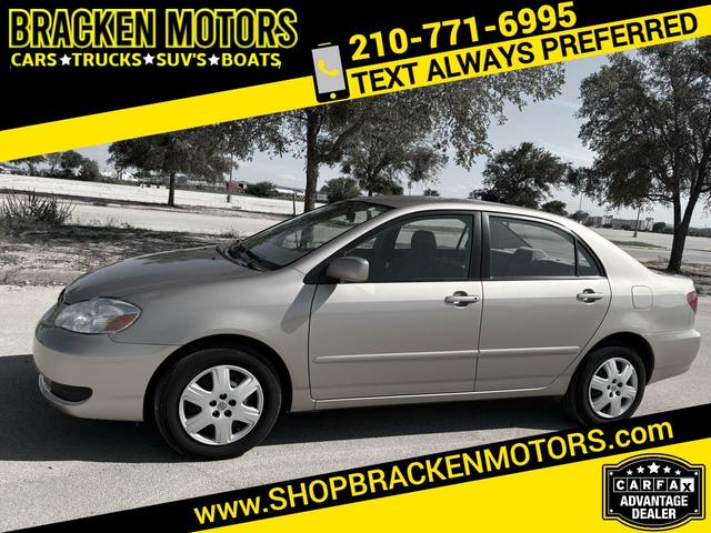 Gold 2007 Toyota Corolla Sedan Front-Wheel Drive Automatic