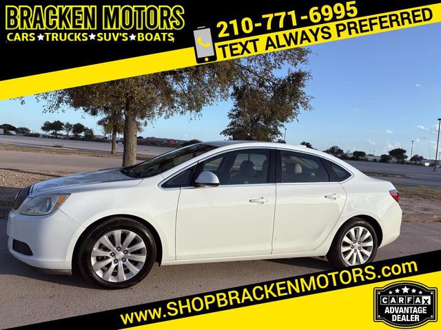 White 2016 Buick Verano Sedan Front-Wheel Drive Automatic
