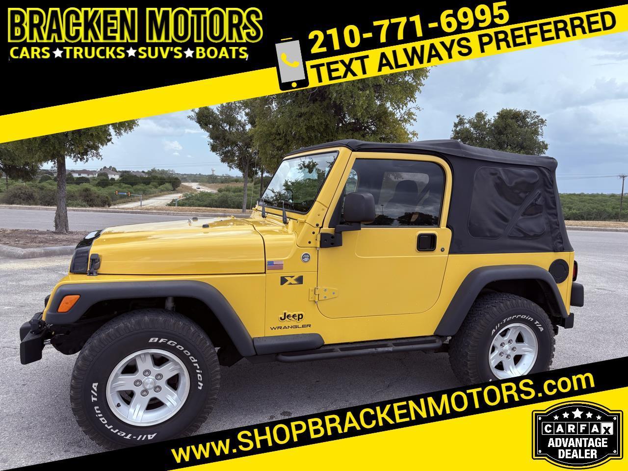 Jeep Wrangler 2dr X 2006