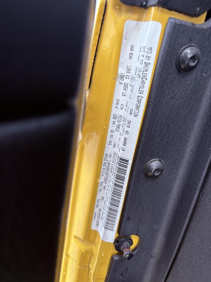 Jeep Wrangler 2dr X 2006