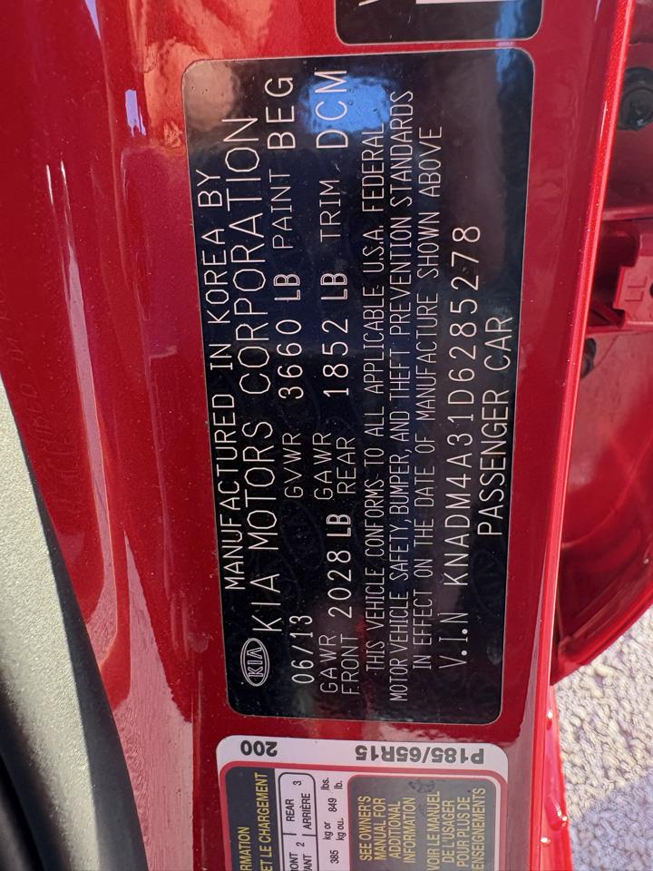 Kia Rio 4dr Sdn Auto LX 2013