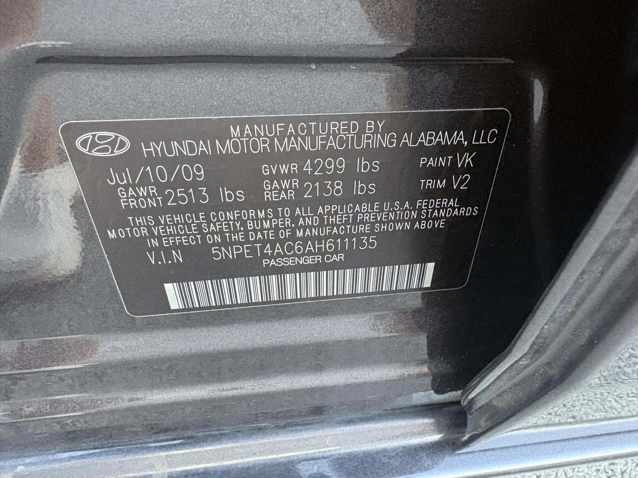 Hyundai Sonata  2010