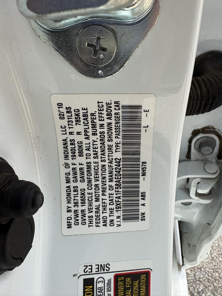 Honda Civic Sdn 4dr Auto LX 2010
