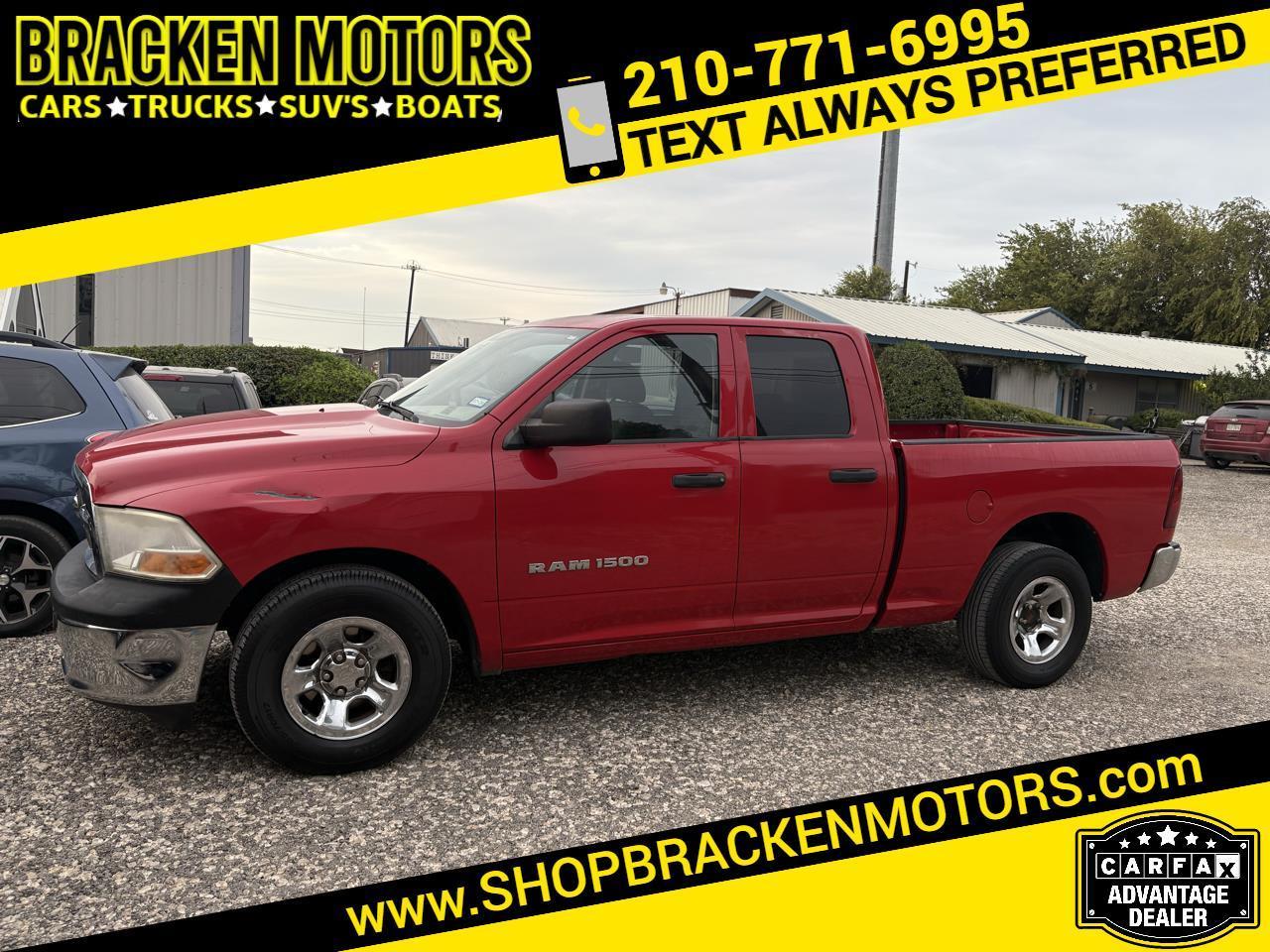 RAM 1500 2WD Quad Cab 140.5" ST 2011