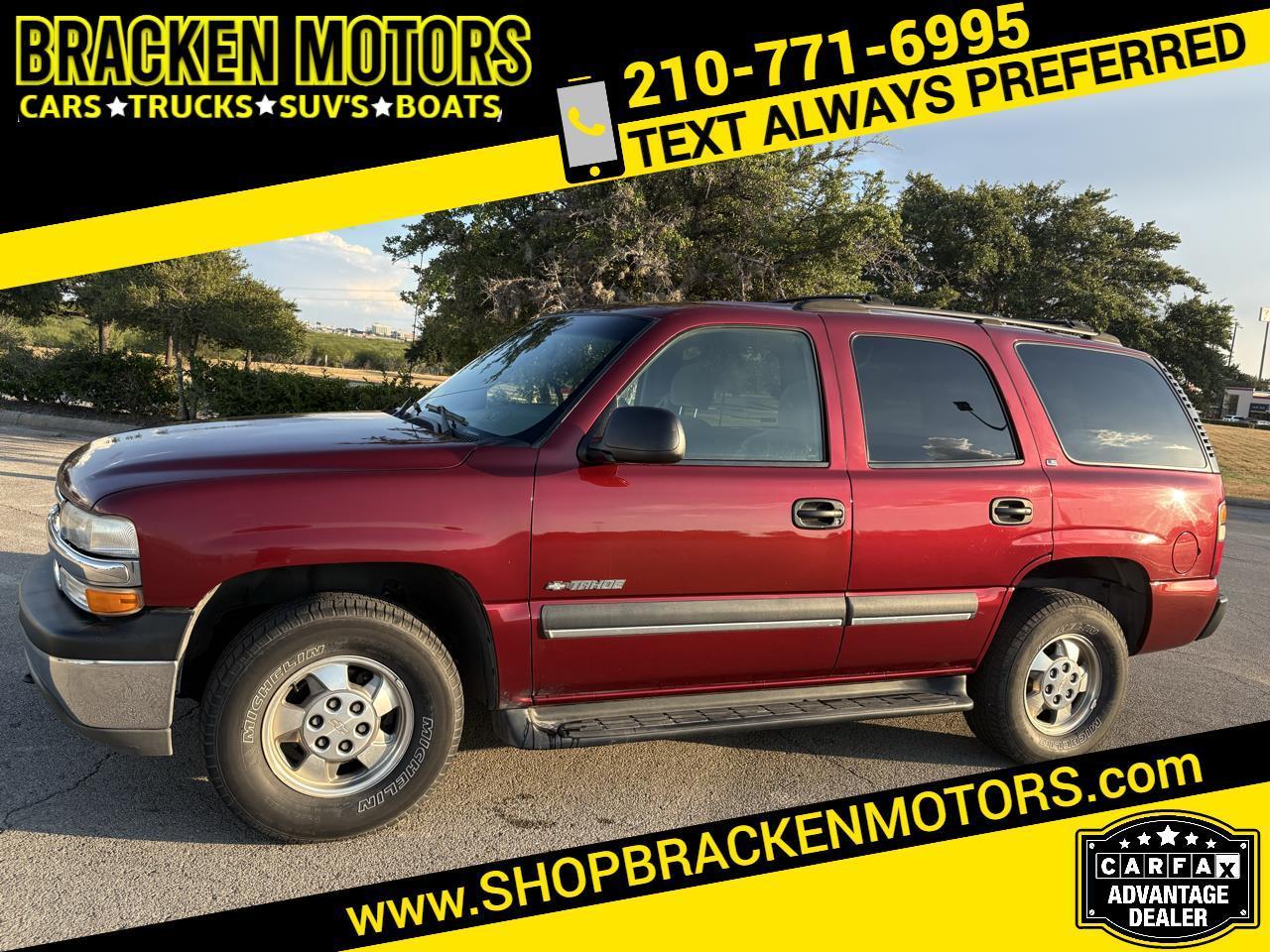 2002 Chevrolet Tahoe 4dr 1500 4WD LS