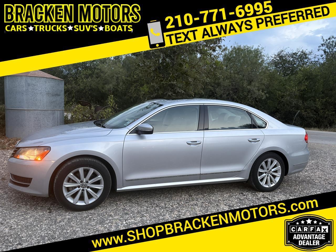 Volkswagen Passat 4dr Sdn 2.5L Auto SEL 2013