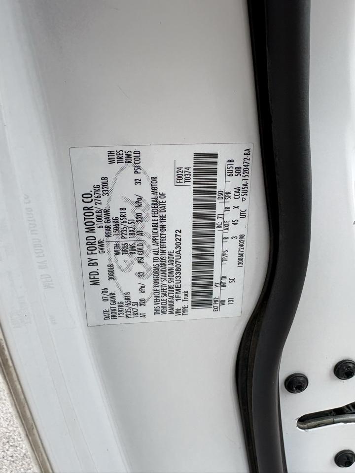 Ford Explorer Sport Trac 2WD 4dr V8 Limited 2007