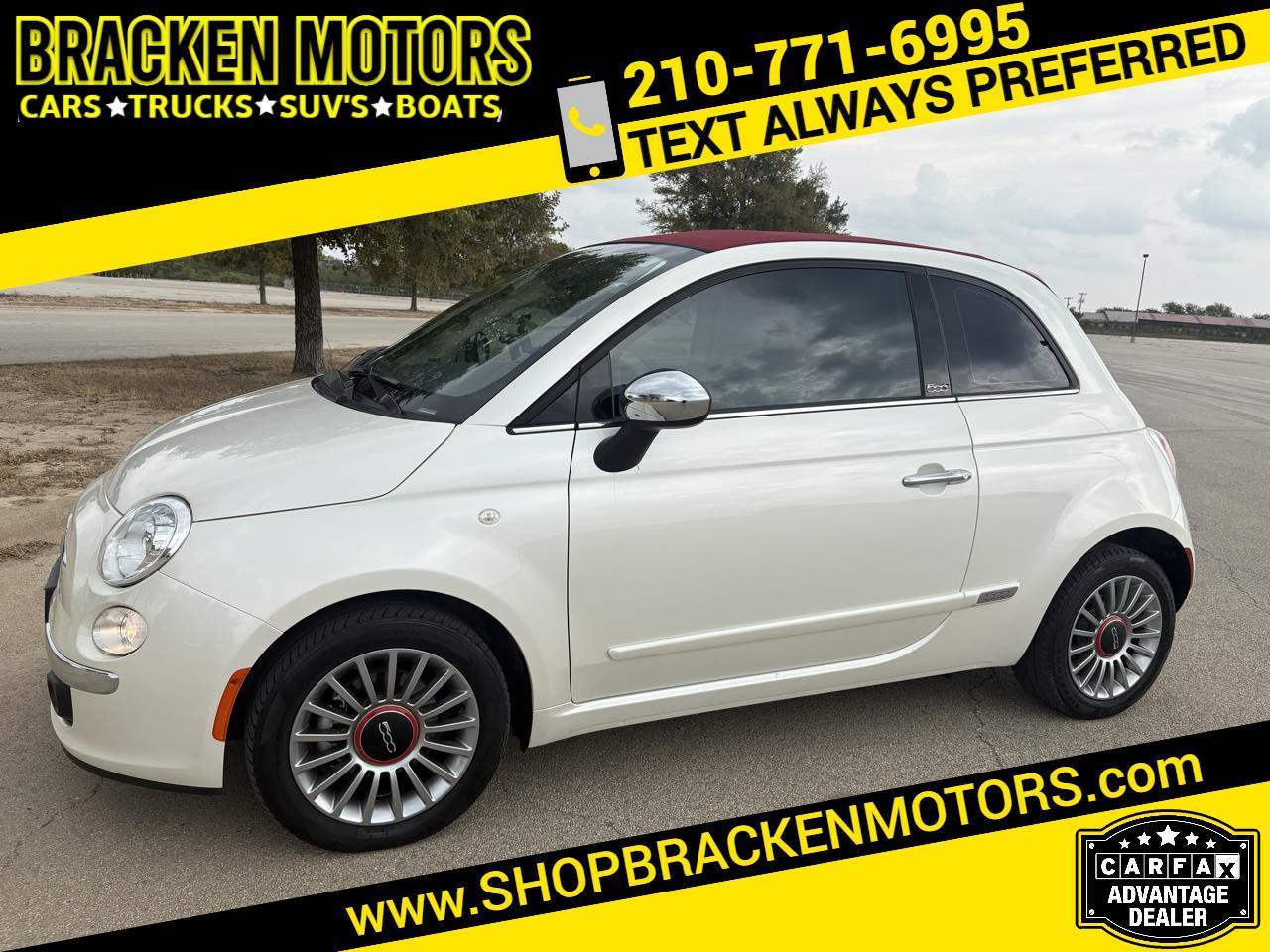 2012 Fiat 500 2dr Conv Lounge