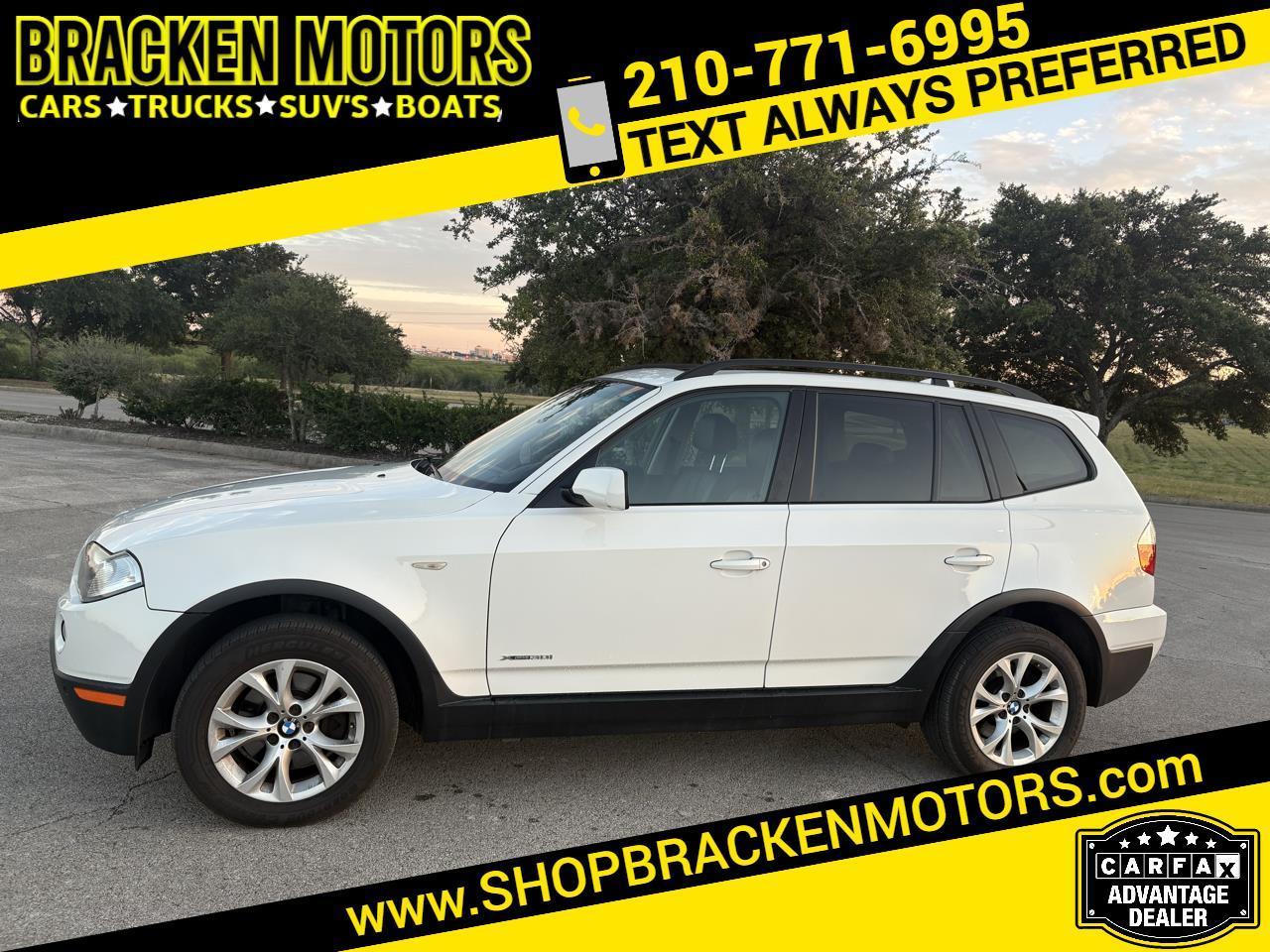 2009 BMW X3 AWD 4dr 30i