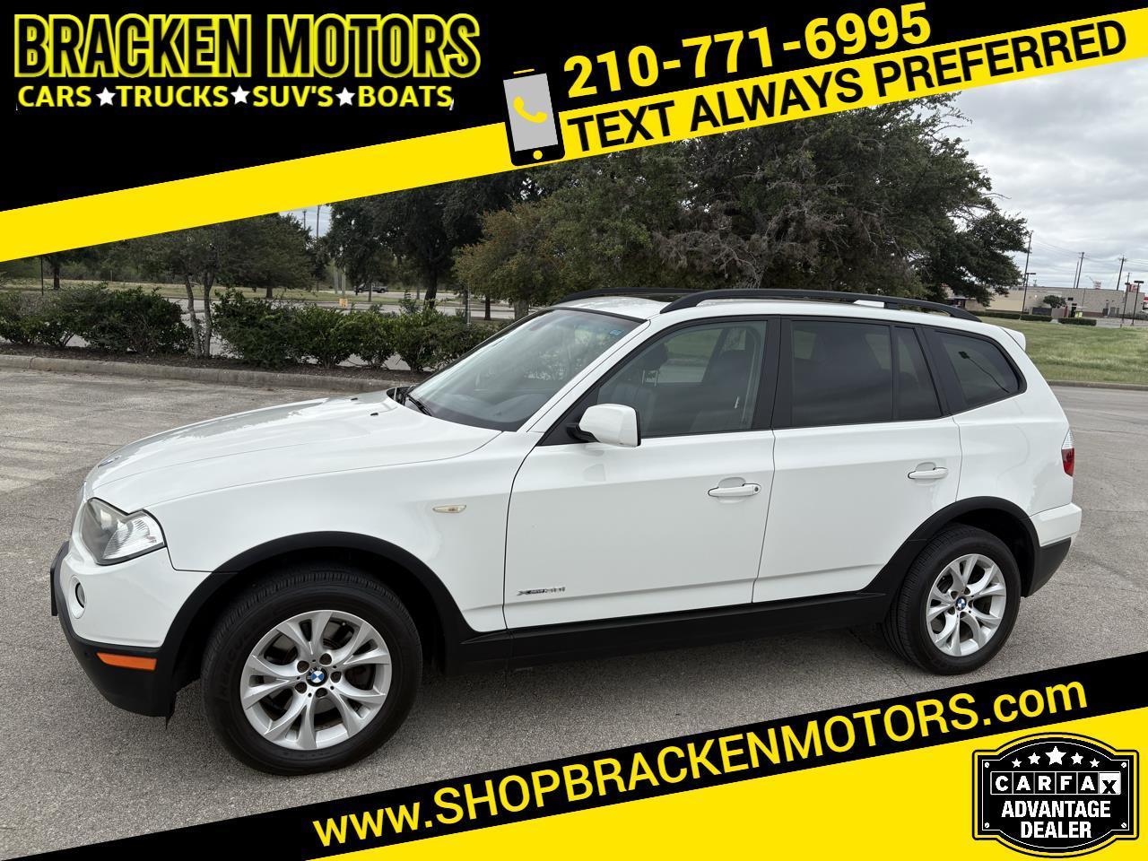 2009 BMW X3 AWD 4dr 30i