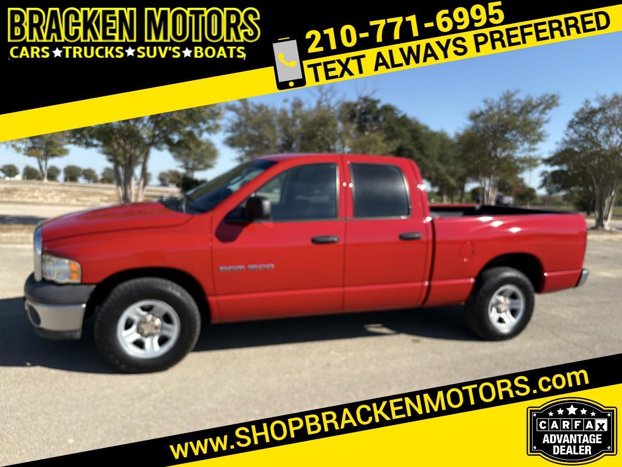 2002 Dodge Ram 1500 4dr Quad Cab