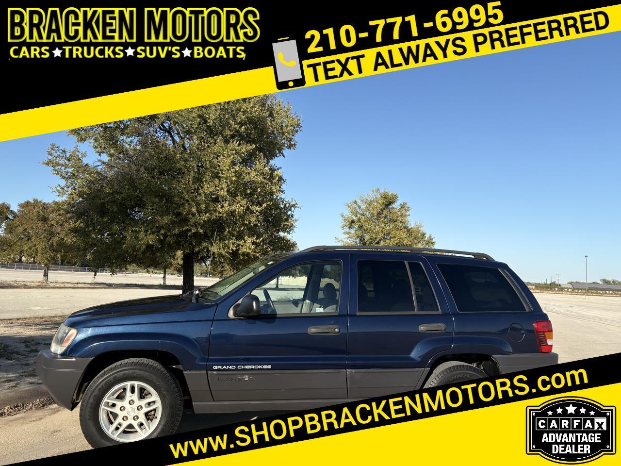 Blue 2004 Jeep Grand Cherokee SUV / Crossover Rear-Wheel Drive Automatic