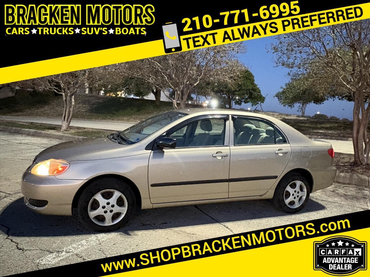 2006 Toyota Corolla 4dr SEDAN CE
