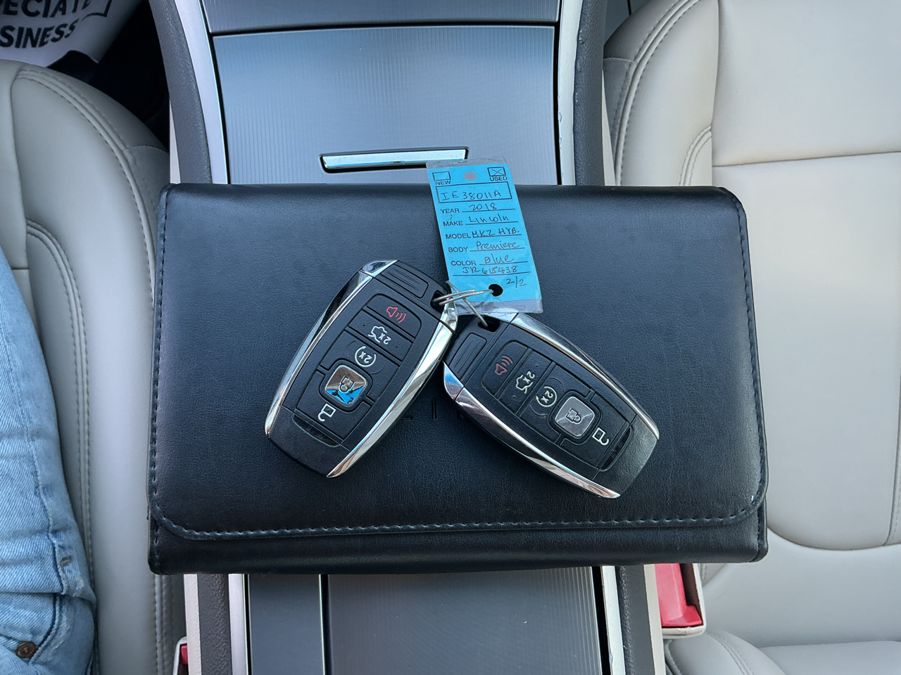 Lincoln MKZ Hybrid Premier 2018